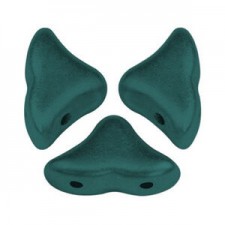 Les perles par Puca® Hélios beads Metallic mat green turquoise 23980/94104